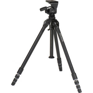  Slik The Professional 4 Tripod with 3-Way Pan Head, Max Height 99.5" 