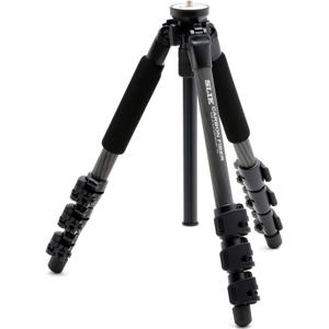  Slik PRO 624 CFL 4-Section Carbon Fiber Tripod with Speed Release Locks, 43.5" Maximum Height, 8.8lbs Capacity 