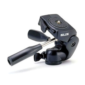  Slik 700DX Pro 3-Way Pan/Tilt Head with Quick Release, Supports 15 lbs. 