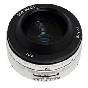  SLR Magic 28mm f/2.8 Lens with 1:1 for for Sony E-mount NEX Series Cameras 