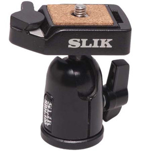  Slik SBH-100DQ Ball Head with Quick Release, for Compact Point-and-Shoot Digital and Film Cameras, Maximum Load 3.5 Lbs. 