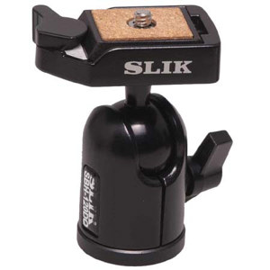  Slik SBH-120DQ Ball Head with Quick Release, for Point-and-shoot Digital and Film Cameras, Maximum Load 4.5 Lbs. 
