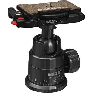  Slik SBH-320 DQ Ball Head with Quick Release, Maximum Load 10 Lbs - Gun Metal Gray. 