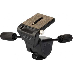 Slik SH-909 Professional 3-Way Pan Head, Supports 22 Lbs. 
