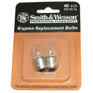  Smith & Wesson Powertech Krypton 4.8V Bulb for SW450BL 4D Flashlights, Pack of 2 