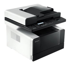  Sindoh M403 Monochrome Multifunction Printer, 1200 x 600 dpi Print, 38 cpm Copy, 26 ppm Scan - Print, Copy, Fax, Scan 