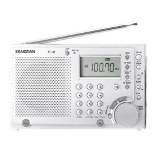 Sangean Professional FM-Stereo/AM/LW/SW PLL Synthesized World Receiver PT-80