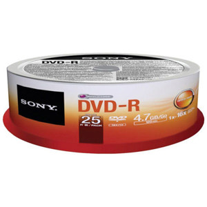 Sony 25pk Dvd-r Spindle: Picture 1 regular