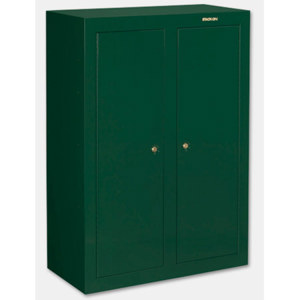  Stack-On 16-31 Gun Convertible Double Door Steel Security Cabinet, Hunter Green 