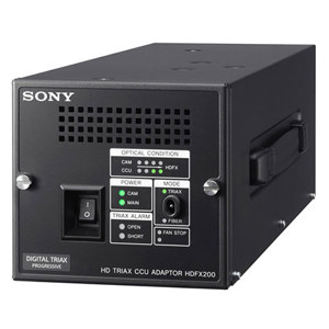  Sony HDFX-200 HD Triax Adaptor for HDC2000 Series Studio Camera System 