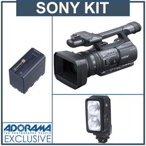 Sony HDR-FX1000 High Definition MiniDV (HDV) Handycam Camcorder Kit HDR-FX1000C
