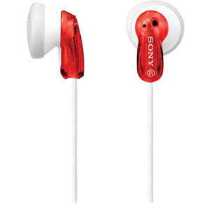 Sony MDR-E9LP Stereo Earbuds - Red: Picture 1 regular