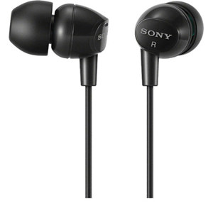 Sony MDR-EX10LP In-Ear Stereo Headphones MDREX10LP/BLK