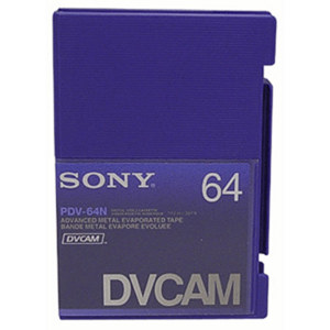 Sony PDV-64N Standard DVCAM Metal Evaporated Component Digital Video Tapes Without IC Memory Chip PDV64N