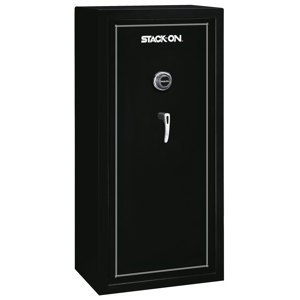  Stack-On 22 Gun Safe with Combination Lock and Removable Shelf, Matte Black 