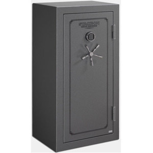  Stack-On 22 Gun Safe with Electronic Lock and Door Storage, Gray Pebble 