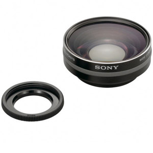  Sony VCL-HGA07B Wide-End Conversion Lens with 30mm Adaptor Ring 