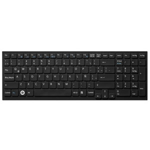 Sony VGPKBV3/BI Spanish Keyboard Skin, Black: Picture 1 regular