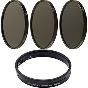  Schneider Compact Neutral Density Kit for 114mm/CP.2, Includes 4.5" Neutral Density 0.6/0.9/1.2 Filter, 114mm SSLR to 4.5" Adapter Ring 