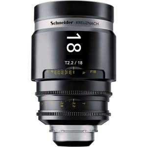  Schneider Cine-Xenar III 18mm Lens with Canon Mount (M), T2.2 to 16 Aperture Range, 11" Close Focus, 18-Blade Iris 