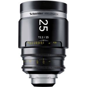  Schneider Cine-Xenar III 25mm Lens with Canon Mount (M), T2.2 to 16 Aperture Range, 11" Close Focus, 18-Blade Iris 