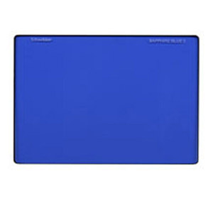  Schneider 4x5.65" Solid Color Sapphire Blue 2 Water White Glass Filter 