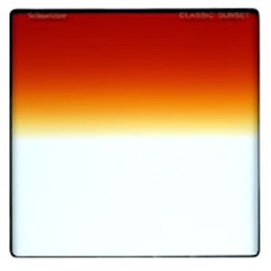  Schneider 4x4" Classic Sunset, Graduated Orange Colored Professional Glass Filter 