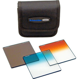  Schneider 4x4" DV Filter Landscape Kit, with Storm Blue 2 SE, Maui Brown 2, Classic Sunset Professional Glass Filters 