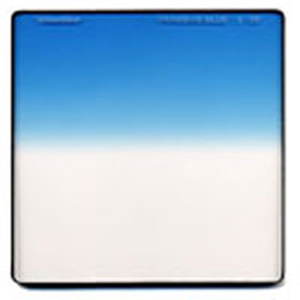  Schneider 4x4" Paradise Blue # 3, Soft Edge Graduated Color Professional Glass Filter. 