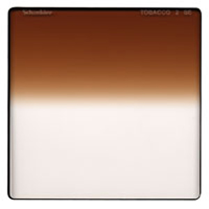  Schneider 4x4" Tobacco # 2, Soft Edge Graduated Color Professional Glass Filter 