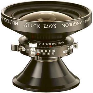  Schneider 72mm f/5.6 Super-Angulon XL Wide Angle Lens with Copal Press #0 Shutter - USA 