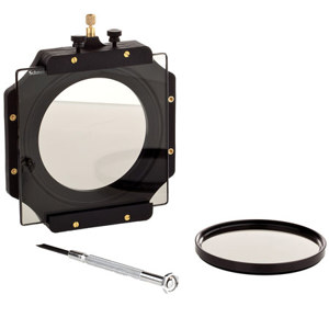  Schneider 77mm True-Match Vari-ND Filter Kit with 77mm Circular Polarizer, 4x4 True-Match Linear Polarizer, 4" Filter Holder, 77mm Adapter Ring 