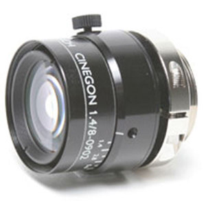  Schneider Cinegon 8mm f/1.4 C-Mount Compact Ruggedized Lens for 2/3" Format Sensors. 