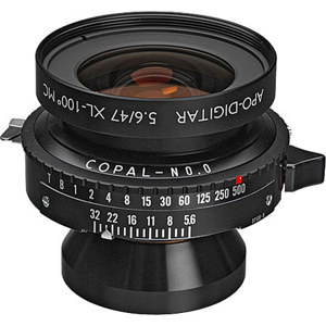  Schneider APO-DIGITAR 47mm f5.6 XL Lens in Copal #0 Shutter 