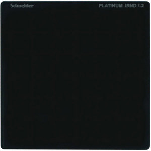  Schneider 6.6x6.6" Motion Picture and Television Platinum IRND 1.2 Filter for  Filter Holders, IR Control, Water-White Glass 