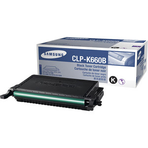  Samsung CLP-K660B Black Color Laser Toner Cartridge for CLP-610, CLP-660N, CLP-6200FX Series Printers (Approx Yield: 5,500 Sheets) 