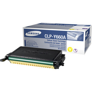  Samsung CLP-Y660A Yellow Color Laser Toner Cartridge for CLX-6200FX, CLX-6210FX, CLX-6240FX, CLP-610ND and CLP-660ND Printers (Yield: 2,000 Sheets) 