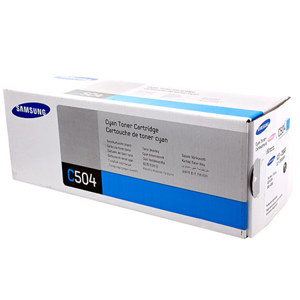 Samsung CLT-C504S Toner Cartridge, 1800 Pages Yield, Cyan 