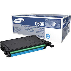  Samsung CLT-C609S Cyan Color Laser Toner Cartridge for CLP-770ND Printer (Approx Yield: 7,500 Sheets) 