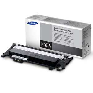 Samsung CLT-K406S Toner Cartridge, 1500 Pages Yield, Black 