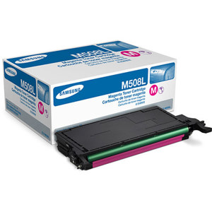  Samsung CLT-M508L High Yield Magenta Color Laser Toner Cartridge for CLP-620ND, CLP-670ND Printers (Approx Yield: 4,000 Sheets) 