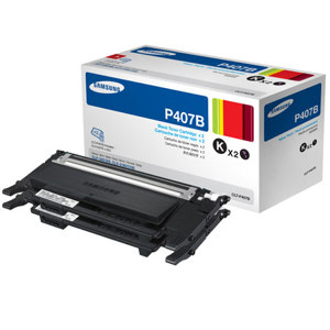  Samsung Twin Pack Black Toner for CLP-32x, CLX-318x Series Laser Printers 