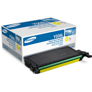  Samsung CLT-Y508L High Yield Yellow Color Laser Toner Cartridge for CLP-620ND, CLP-670N, CLP-670ND Printers (Approx Yield: 4000 Sheets) 