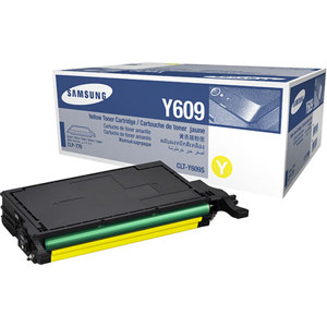  Samsung CLT-Y609S Yellow Color Laser Toner Cartridge for CLP-770ND Printer (Approx Yield: 7500 Sheets) 