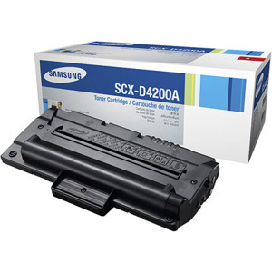  Samsung SCX-D4200A Black Toner Cartridge for  SCX-4200 and SCX-4200A Printers (Approx Yield: 3,000 Pages) 