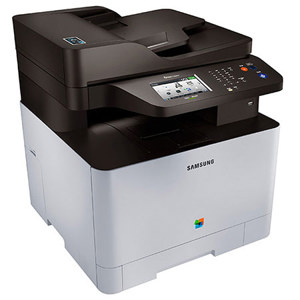  Samsung C1860FW Color Multifunction Xpress Printer, 19ppm Black/Color Speed, 9600x600 dpi, 250 Sheet Capacity, USB 2.0, Print/Copy/Scan/Fax 