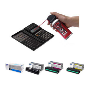  Samsung CLT-504S Bundle - Complete Toner Cartridge Set, Plus Falcon Dust-Off Junior, 3.5 Oz 