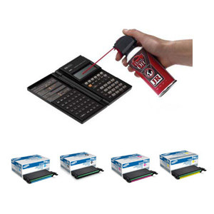  Samsung CLT-508S Bundle - Complete Toner Standard Cartridge Sets, Plus Falcon Dust-Off Junior, 3.5 Oz 