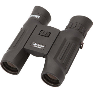  Steiner 10x26 Champ Clam Neck Water Proof Roof Prism Binocular with 6.3 Degree Angle of View, Black Rubber Armor. 