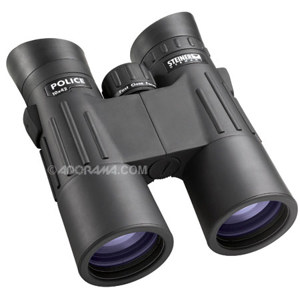  Steiner 10x42 Police Series Water Proof Roof Prism Binocular with 5.2 Degree Angle of View, Black Rubber Armor 